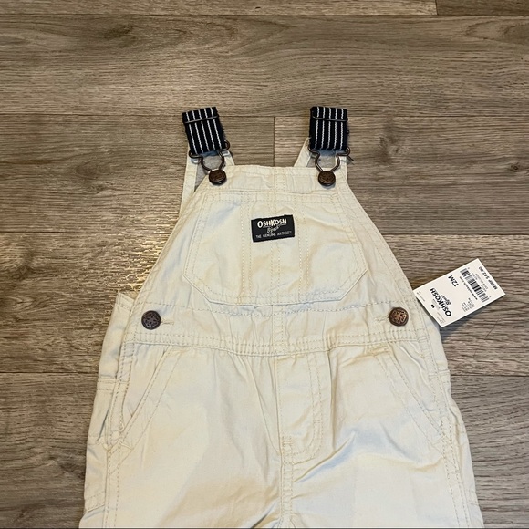 OshKosh Carpenter Overalls Boys 12mo NEW - Picture 4 of 7
